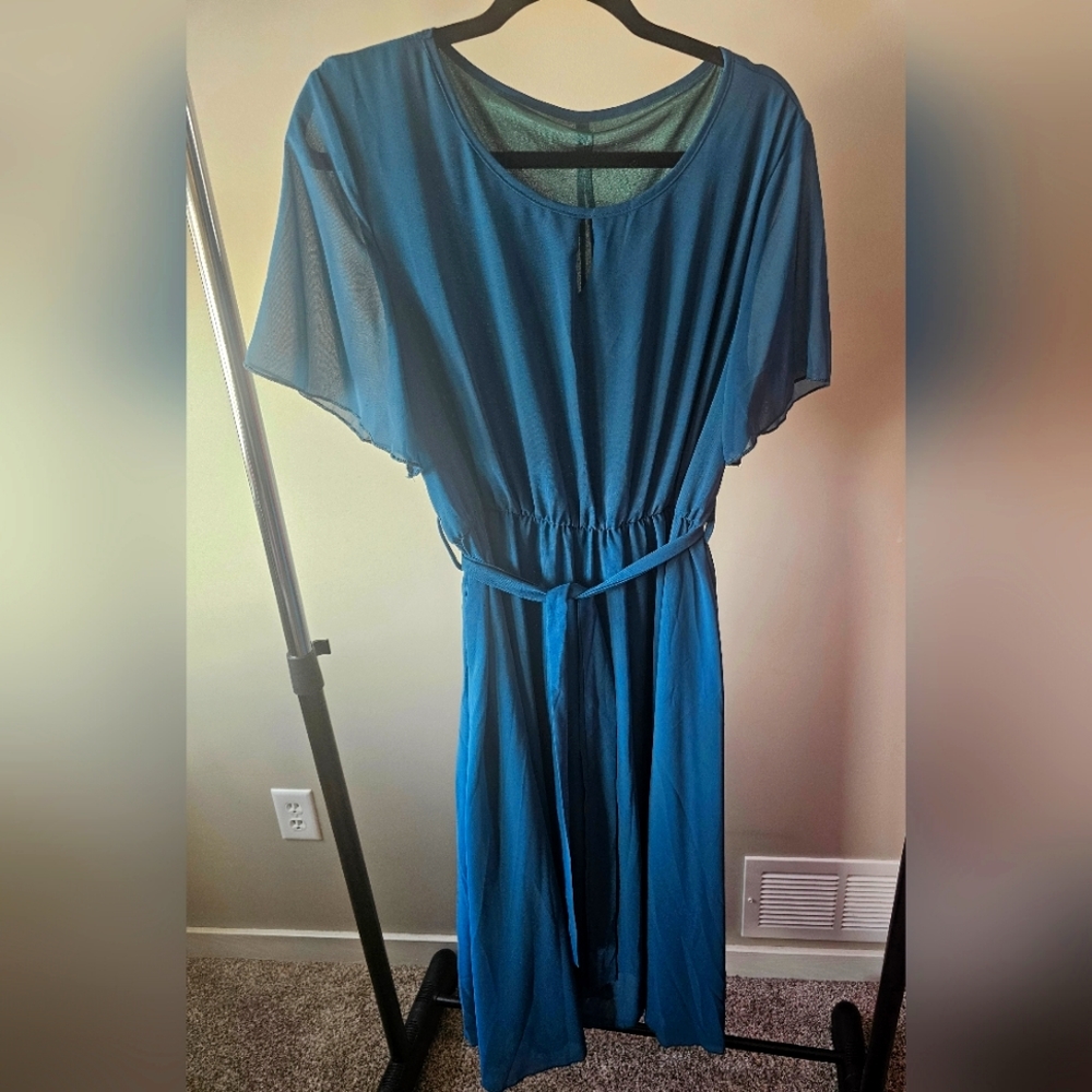 Chiffon Mid-Length Dress